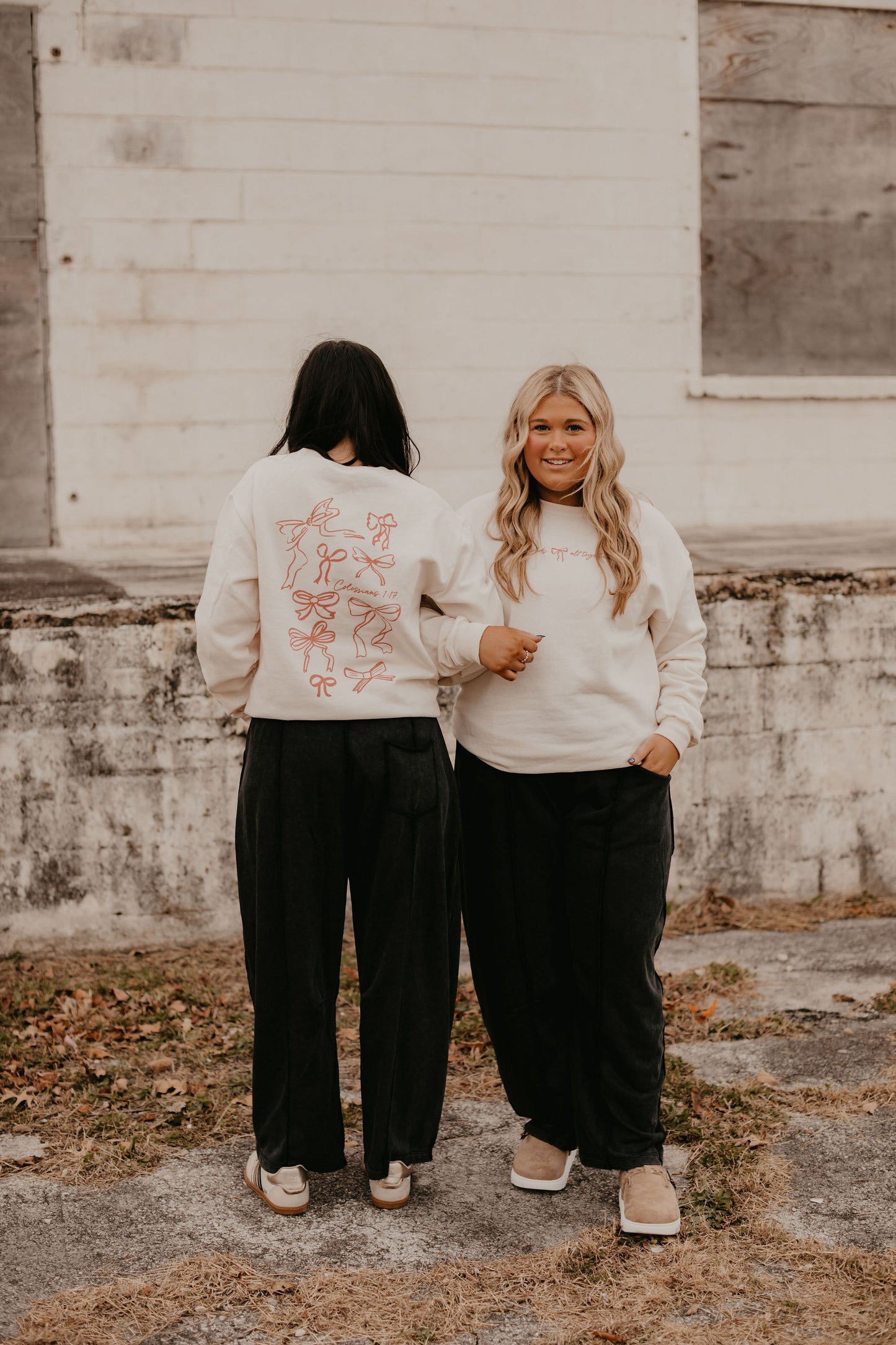 HE HOLDS IT ALL TOGETHER GRAPHIC SWEATSHIRT