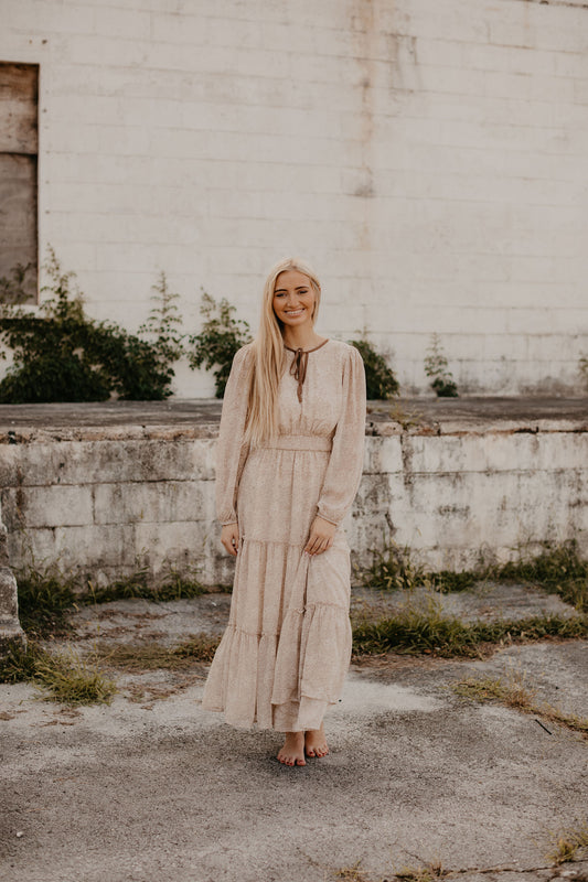 ROMANCE FLORAL MAXI DRESS