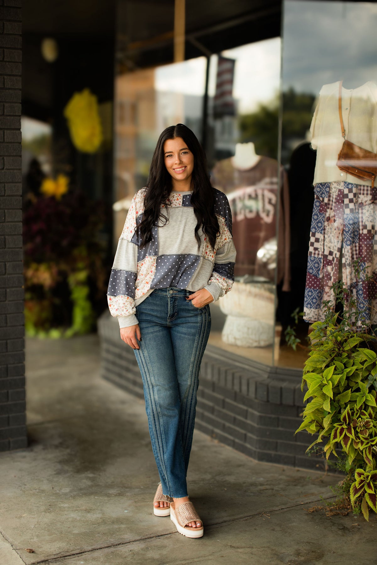 TARA PATCHWORK PULLOVER