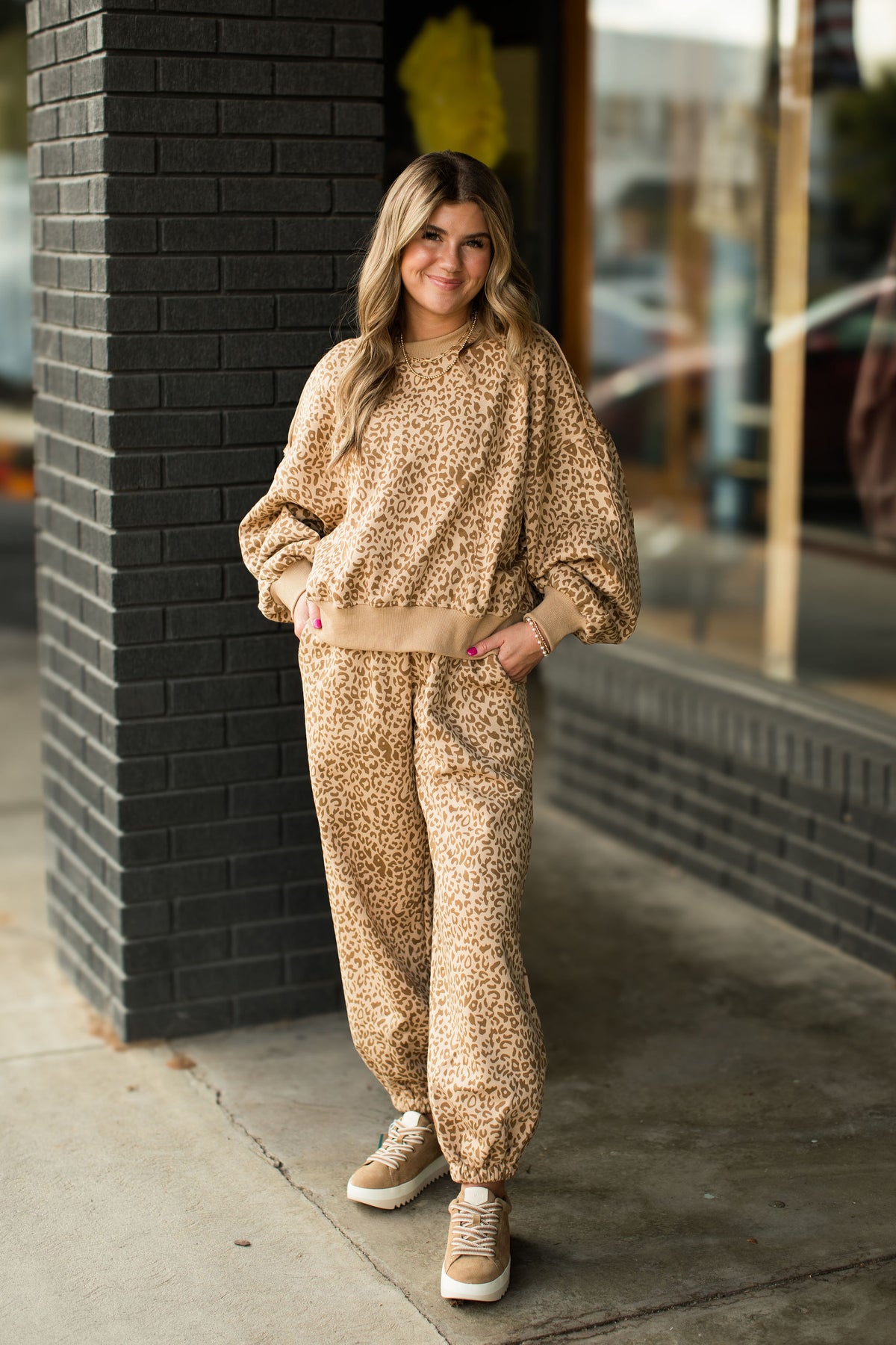 SAMANTHA LEOPARD SWEATSHIRT