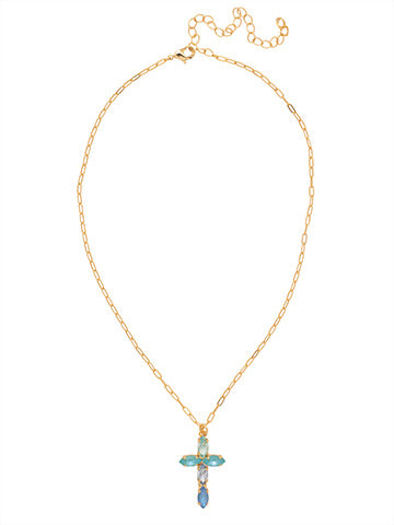 SORRELLI CLARISSA CROSS PENDANT NECKLACE