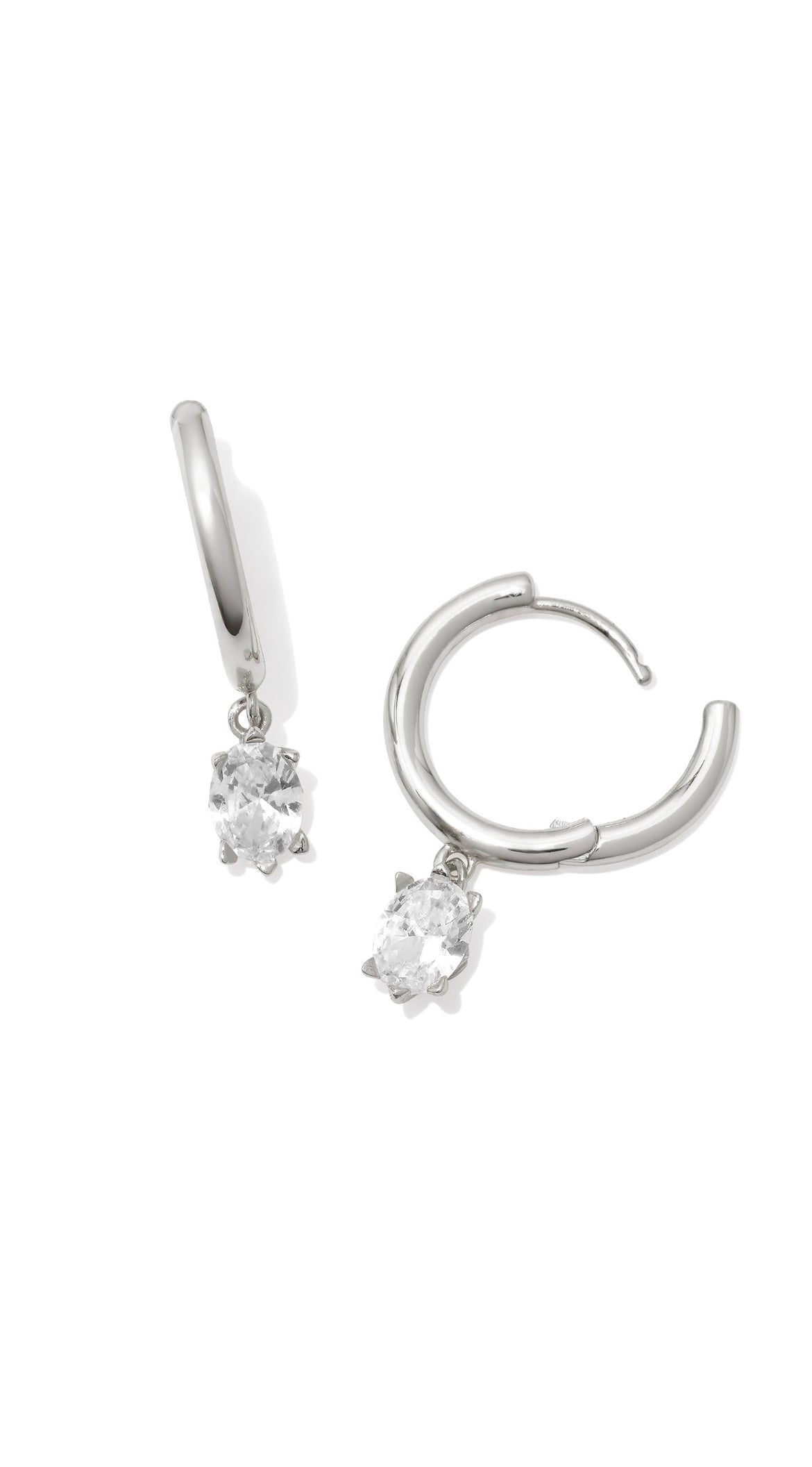 KENDRA SCOTT CAILIN SINGLE STONE HUGGIE EARRINGS