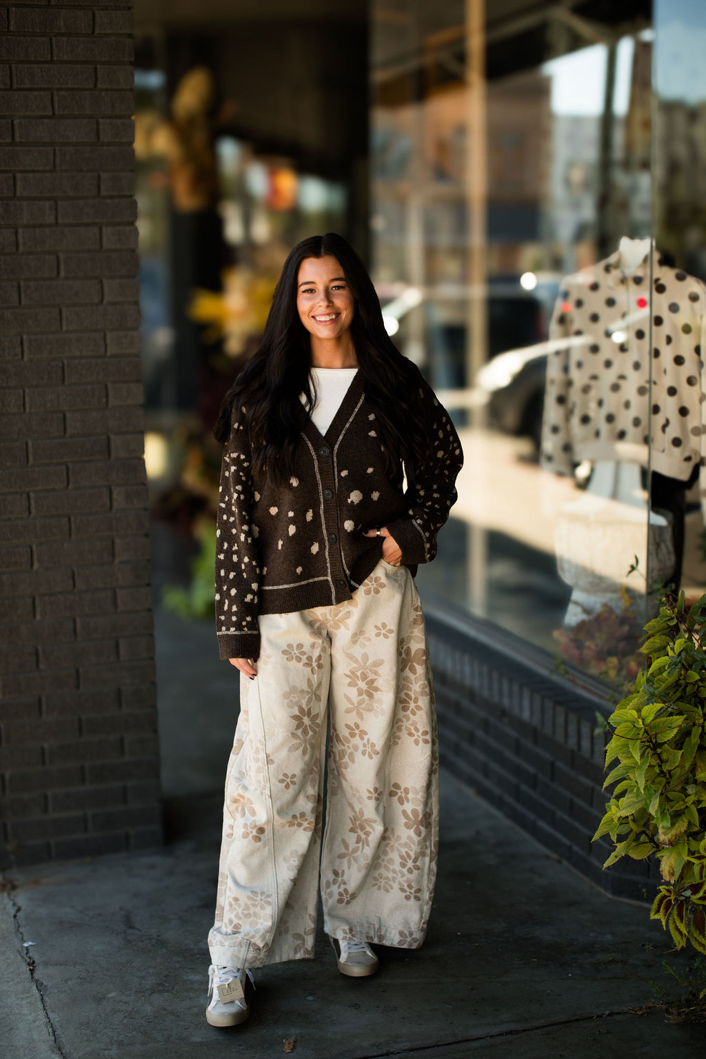 FAWN BUTTON CARDI