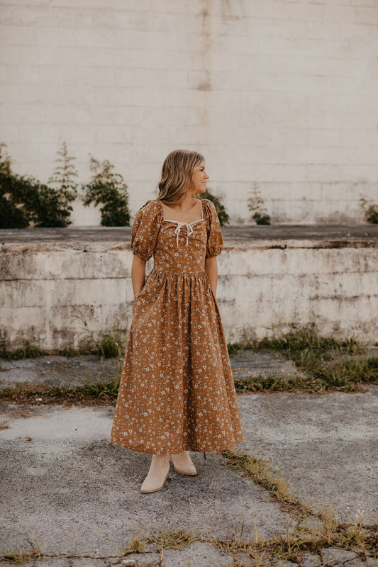 GOLDEN HOUR MIDI DRESS