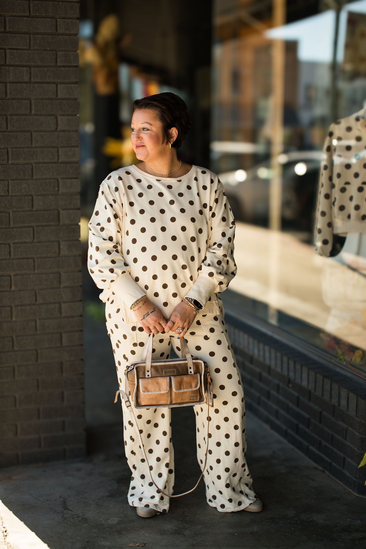 AMARA POLKA SWEATPANTS
