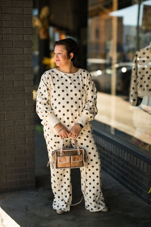 AMARA POLKA SWEATPANTS