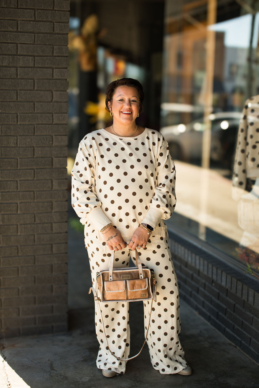AMARA POLKA SWEATPANTS