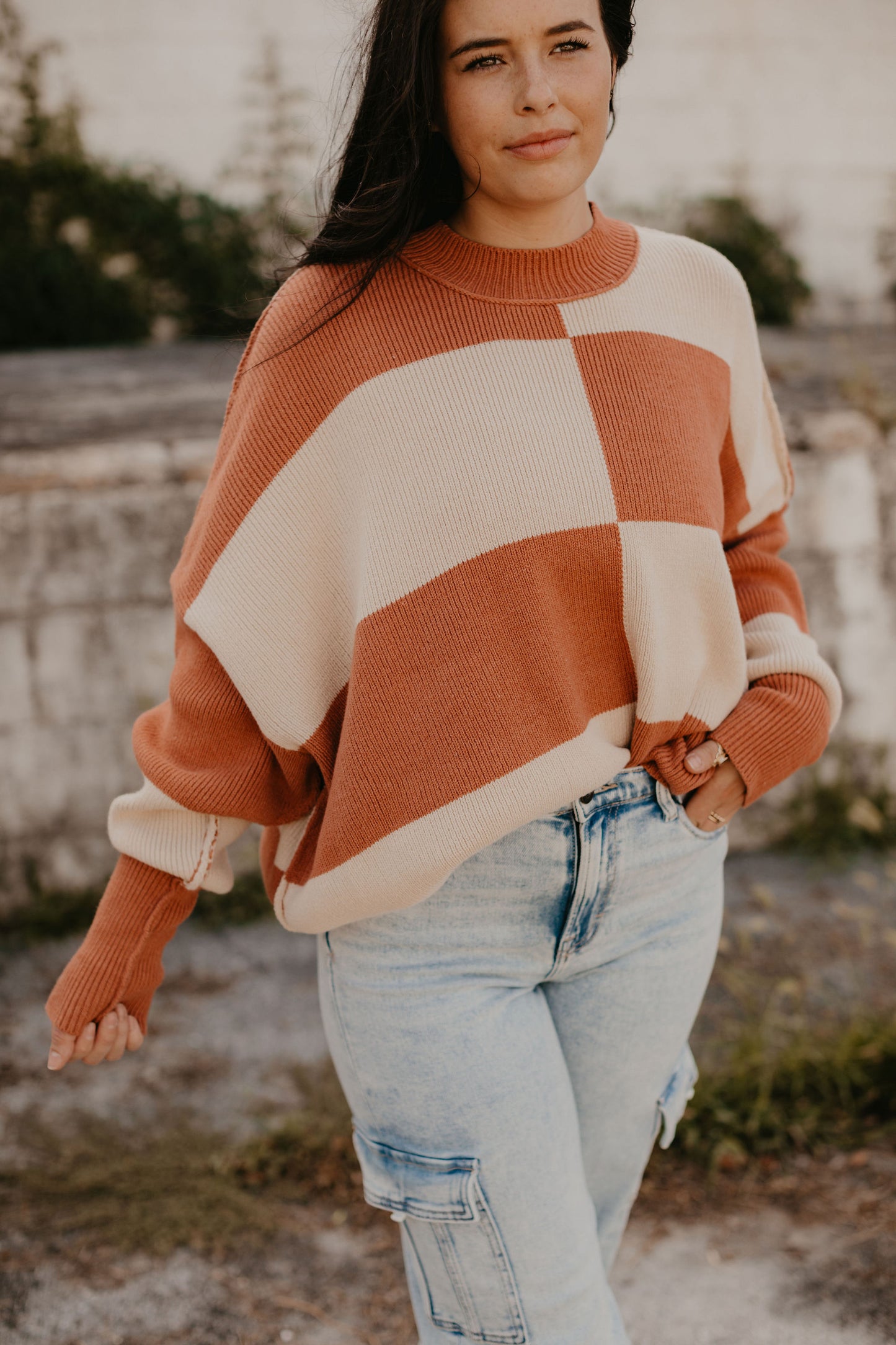 CHECK MATE SWEATER