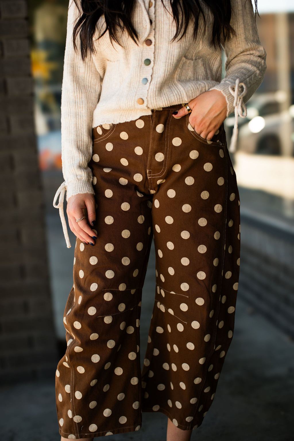 ARABELLA POLKA BARREL PANTS