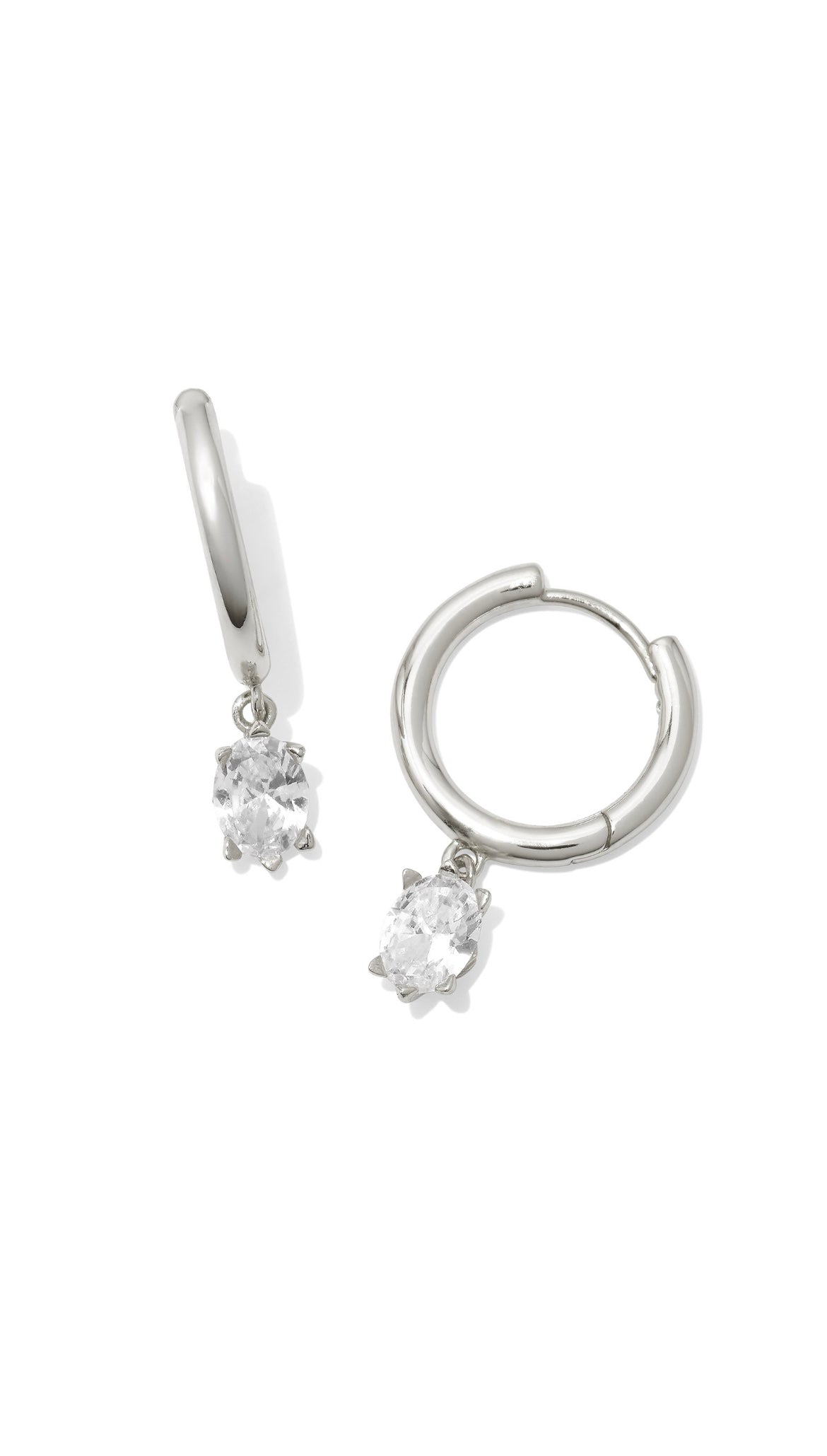 KENDRA SCOTT CAILIN SINGLE STONE HUGGIE EARRINGS
