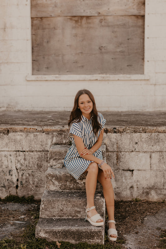 ASPEN STRIPED DRESS