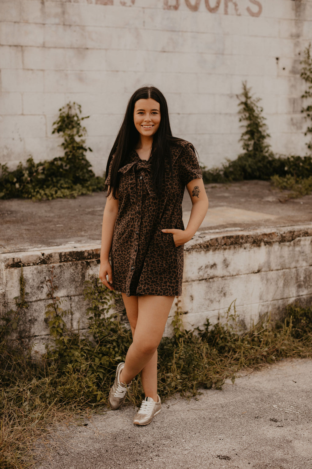 PRETTY PLEASE CHEETAH DRESS
