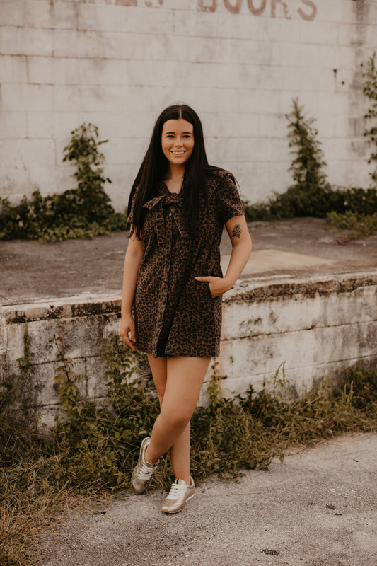 PRETTY PLEASE CHEETAH DRESS