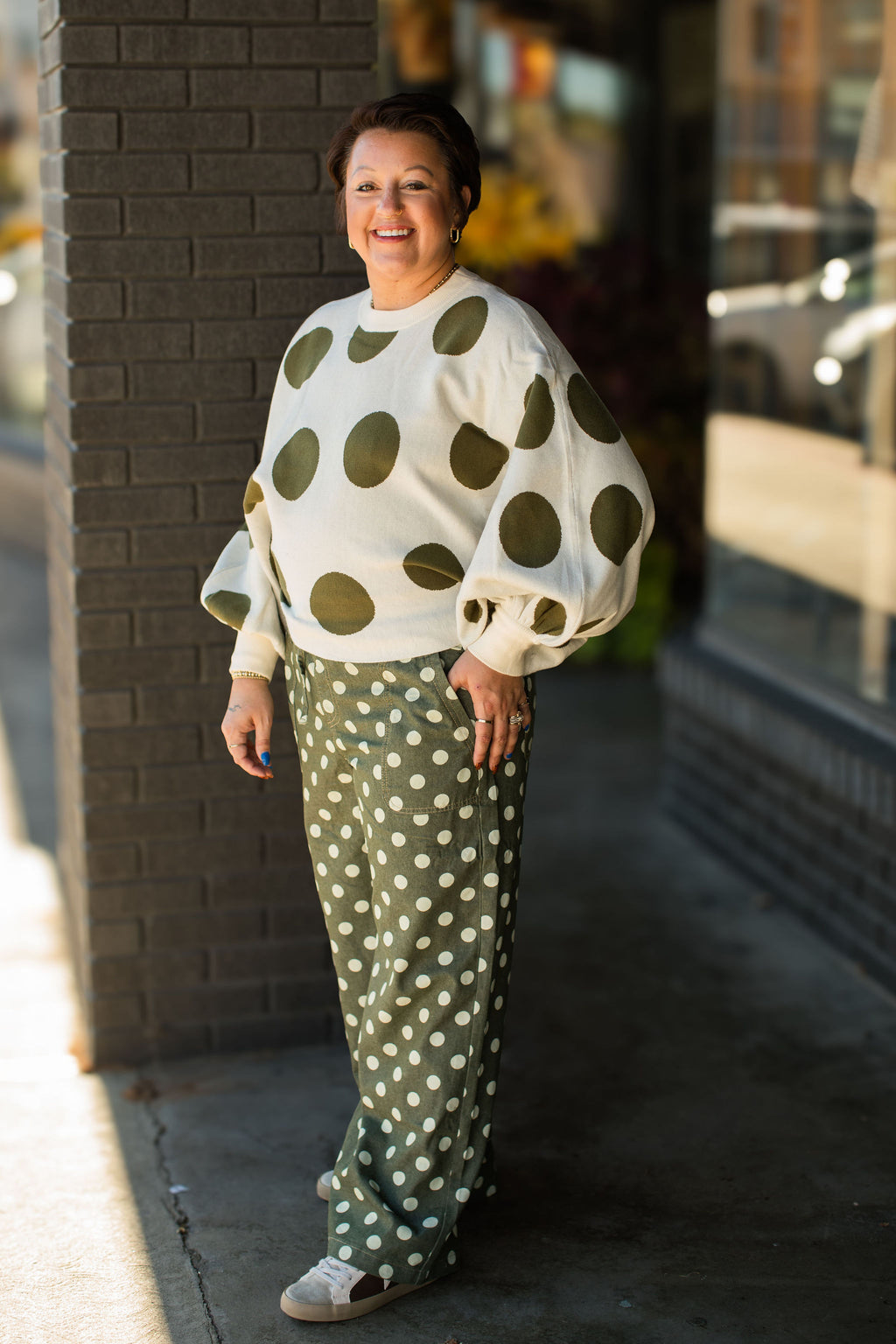 LENORA POLKA SWEATER