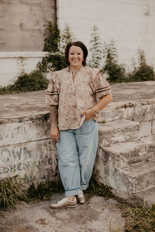 SAMMIE BARREL CUFFED JEANS ‘70