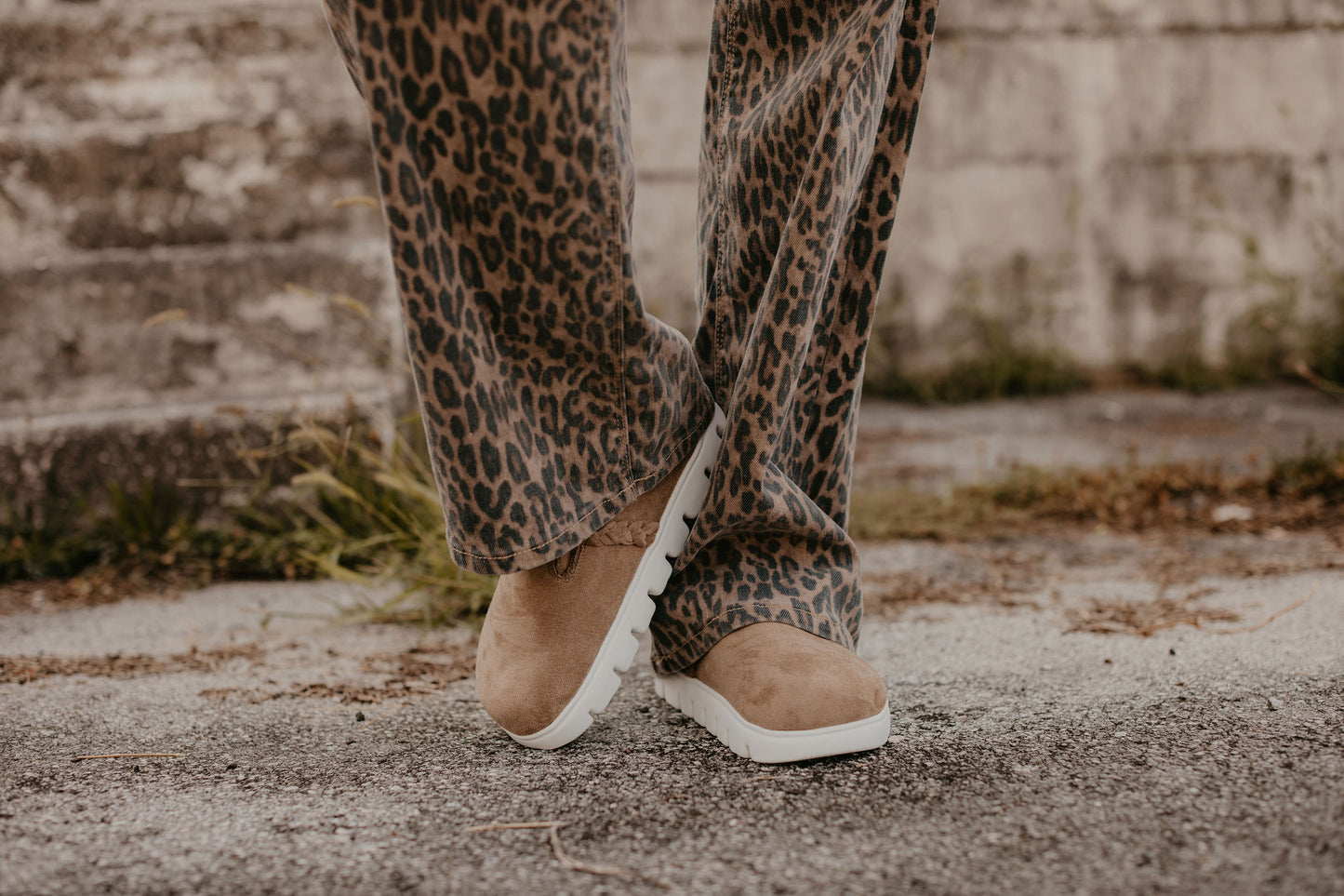 ALYX CHEETAH BAGGY JEANS