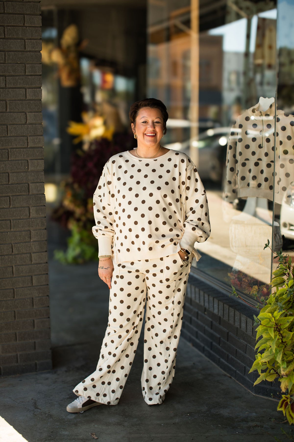 AMARA POLKA SWEATPANTS