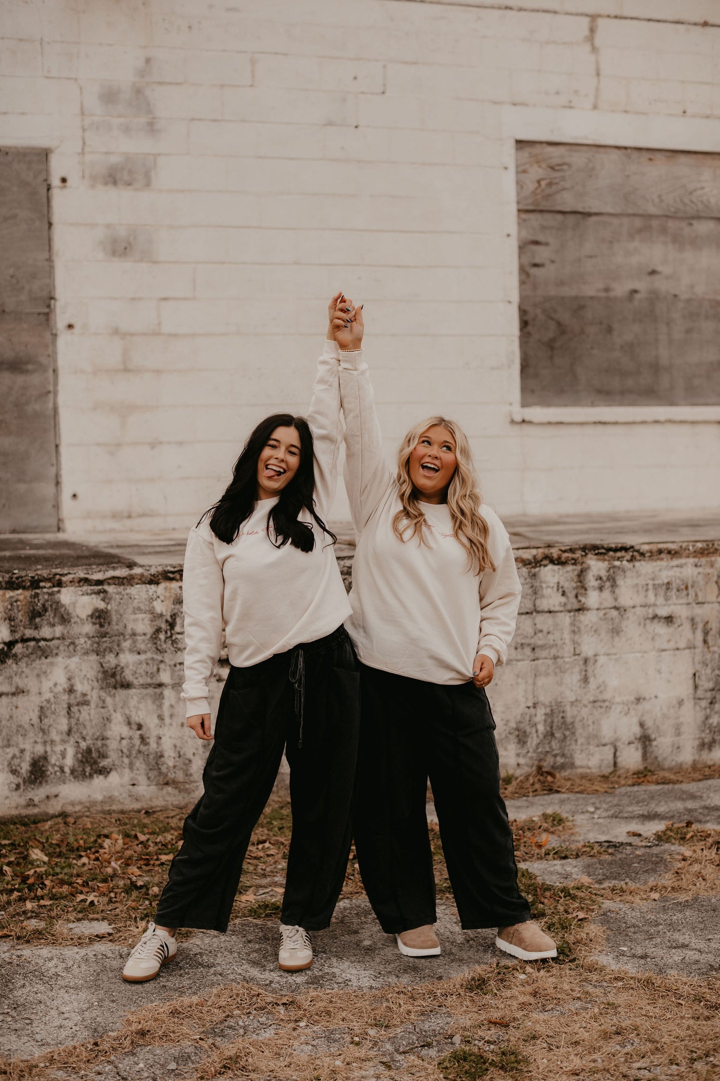 HE HOLDS IT ALL TOGETHER GRAPHIC SWEATSHIRT