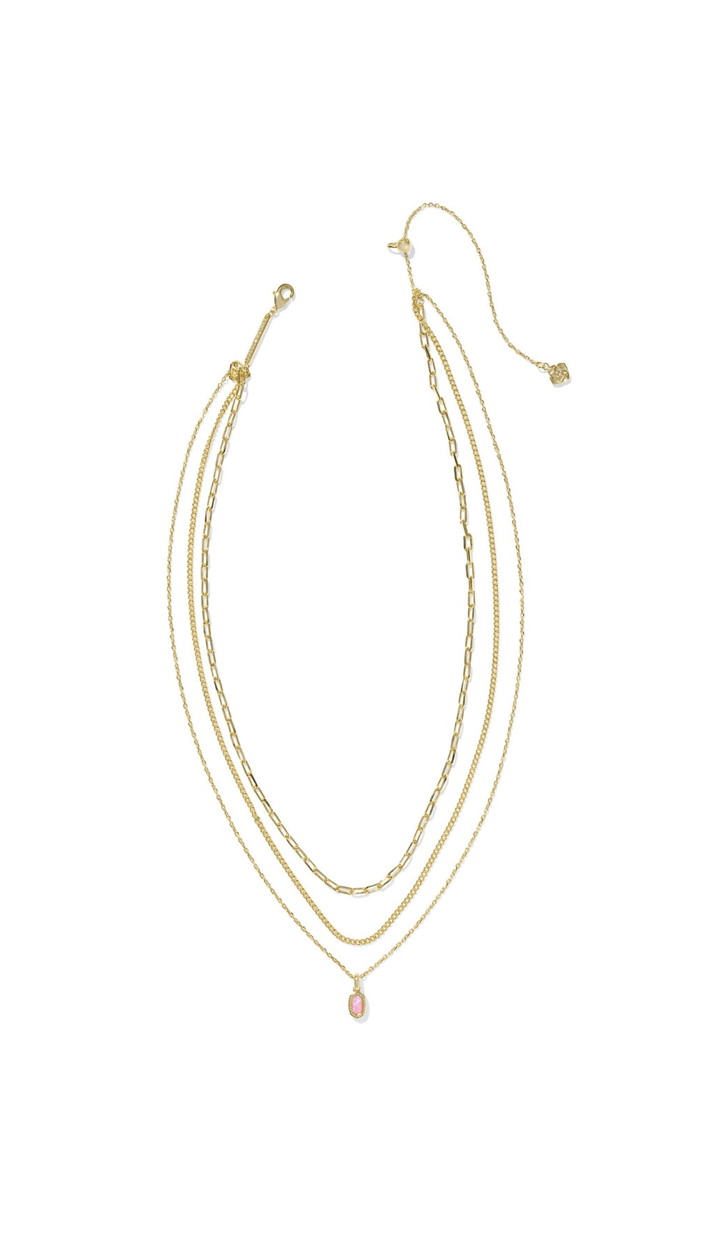 KENDRA SCOTT MINI ELISA TRIPLE STRAND NECKLACE