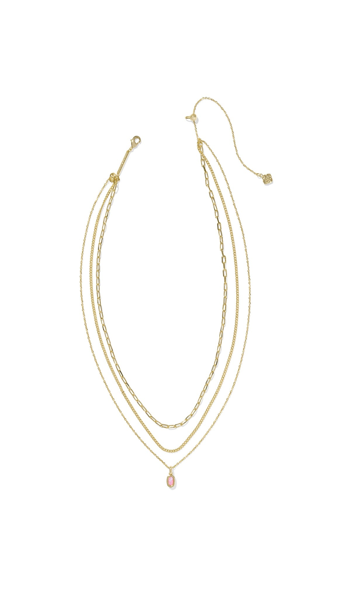 KENDRA SCOTT MINI ELISA TRIPLE STRAND NECKLACE