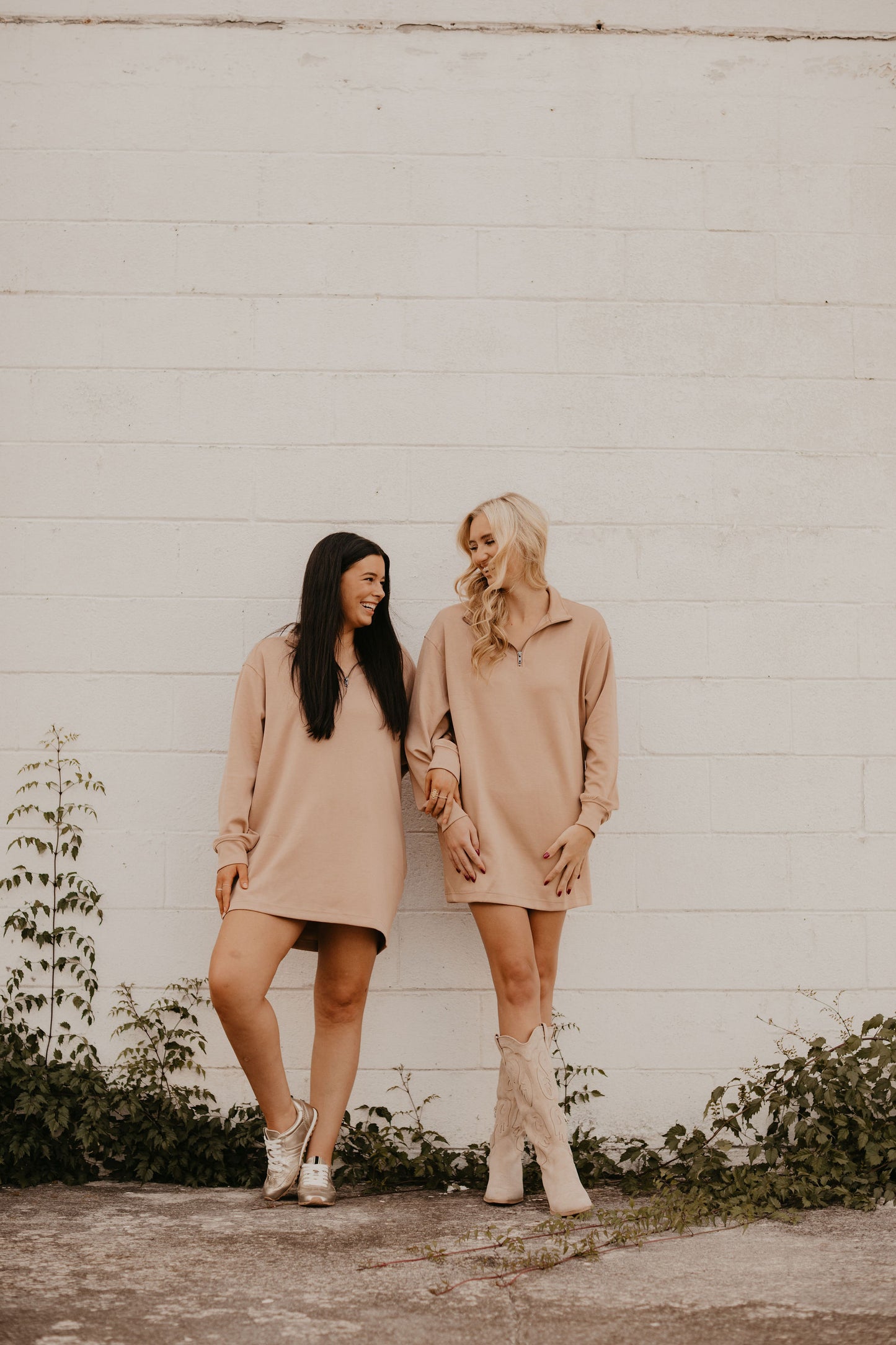 GRACIE HALF ZIP DRESS