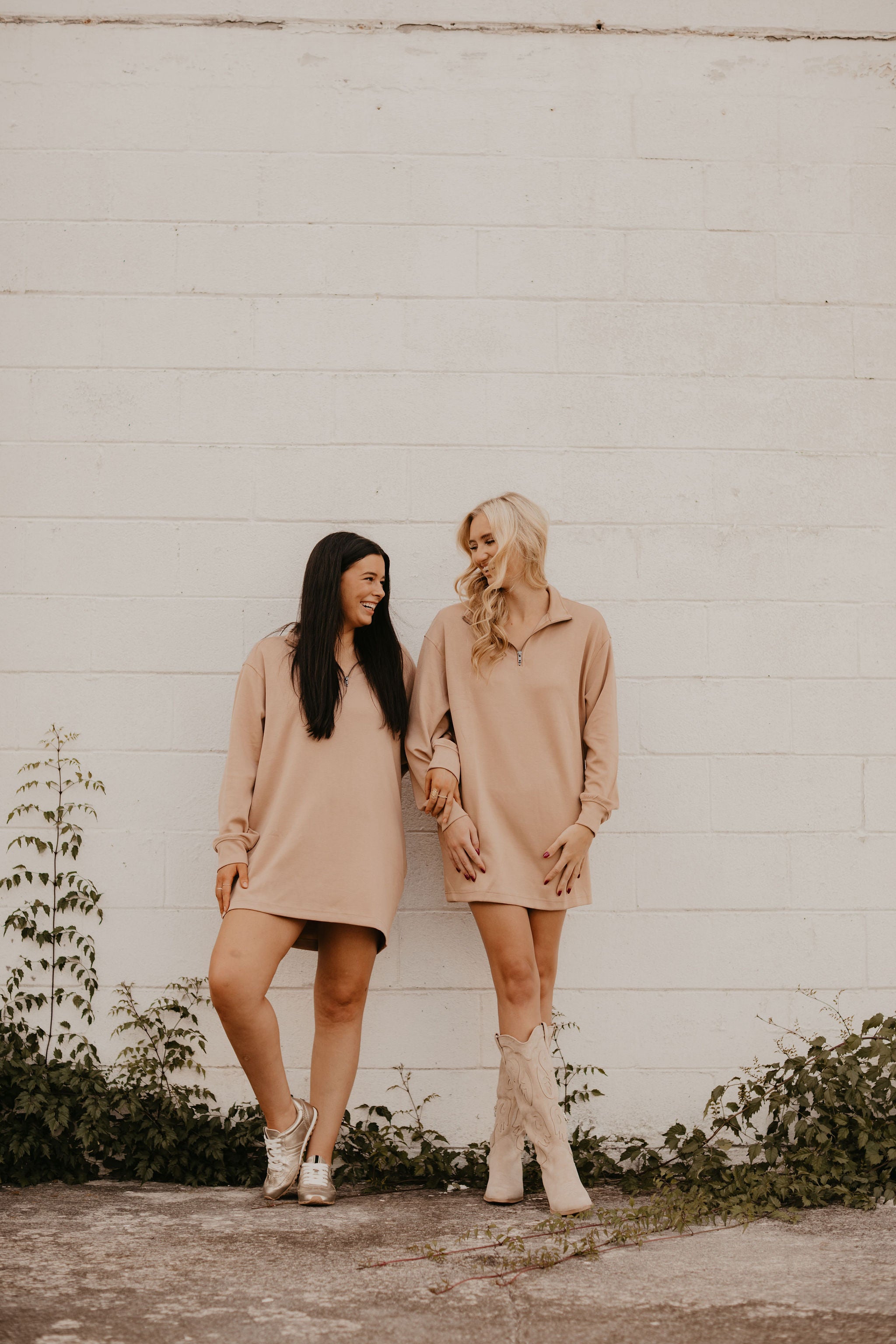 GRACIE HALF ZIP DRESS