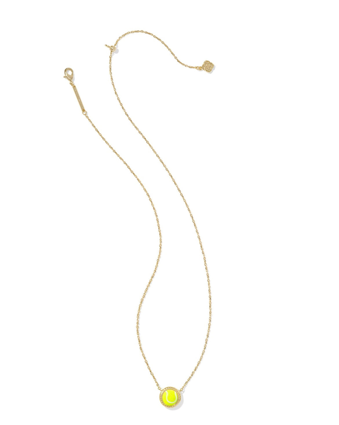KENDRA SCOTT TENNIS SHORT PENDANT NECKLACE