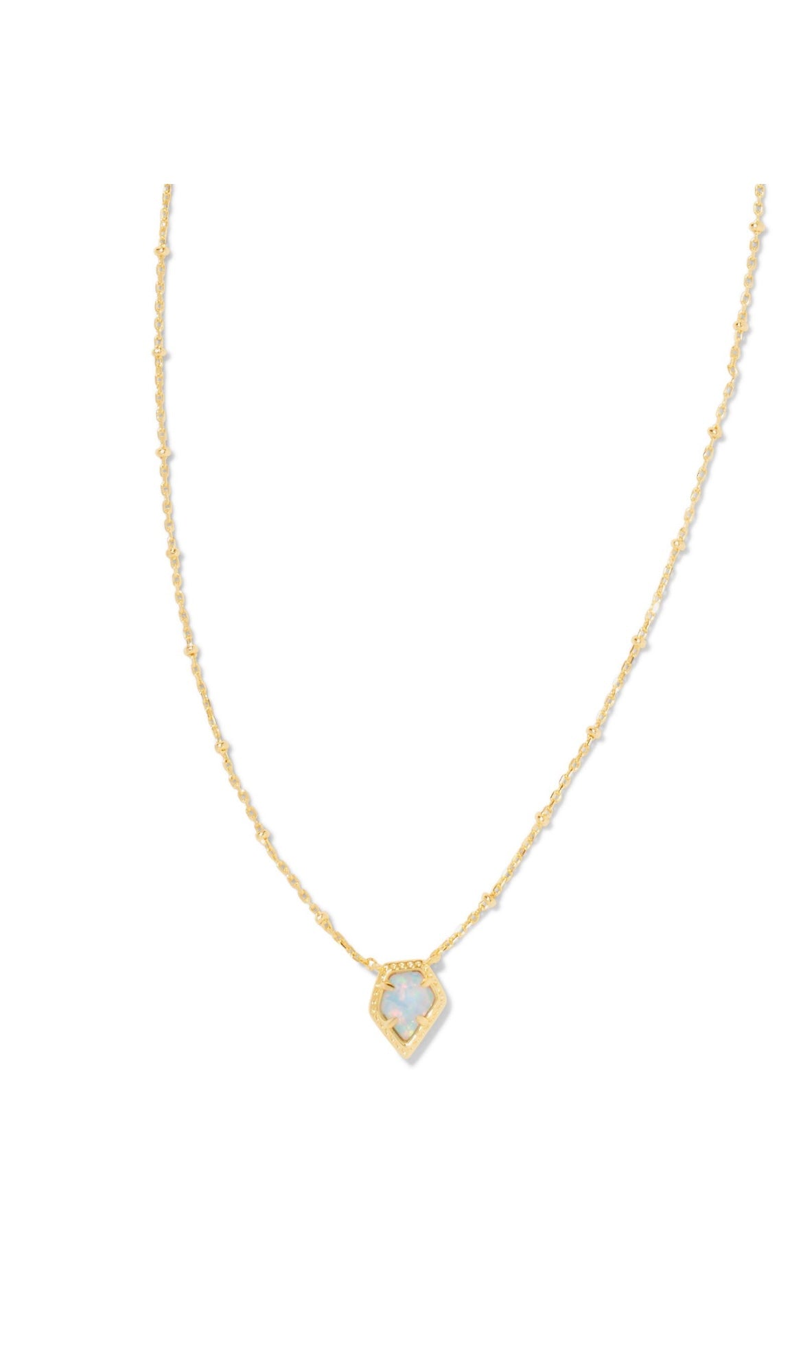 KENDRA SCOTT FRAMED TESS SATELLITE SHORT PENDANT NECKLACE