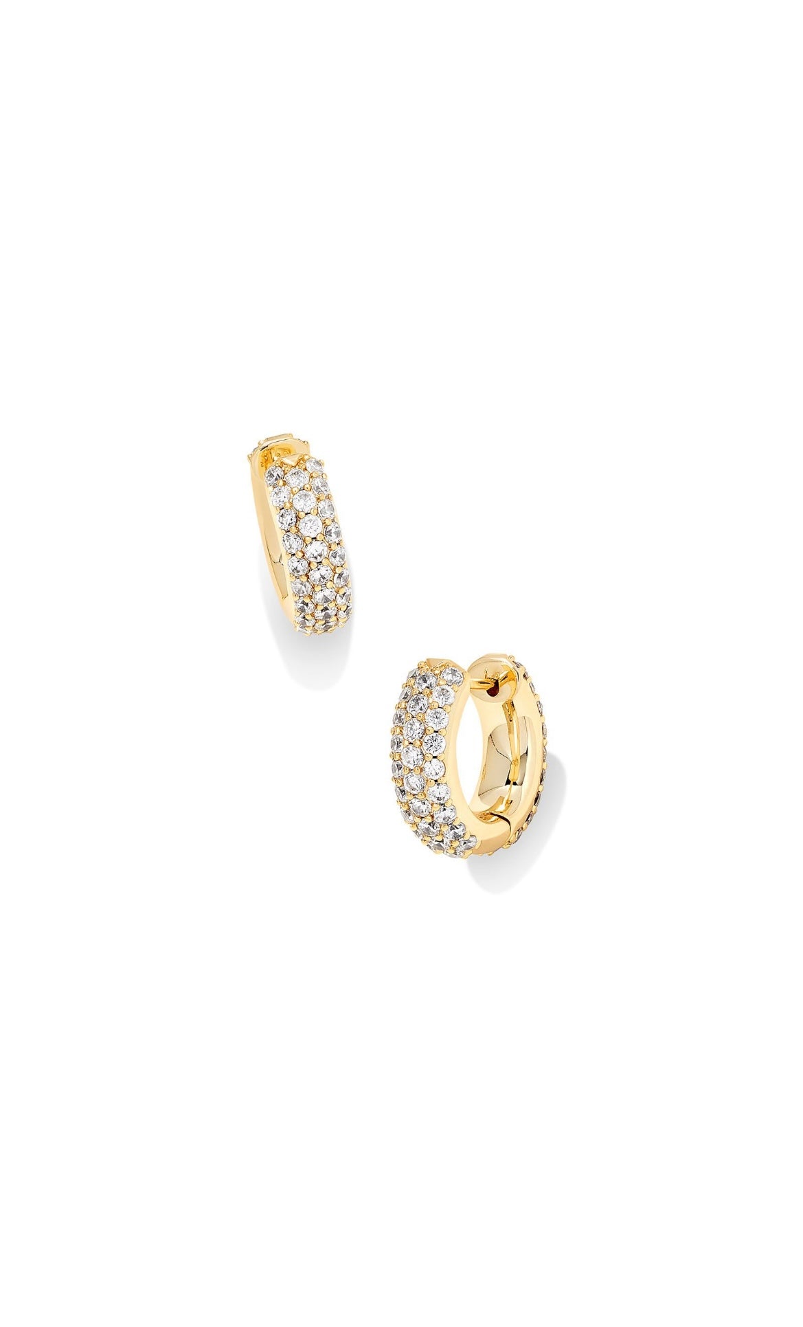 KENDRA SCOTT MIKKI PAVE HUGGIE EARRING