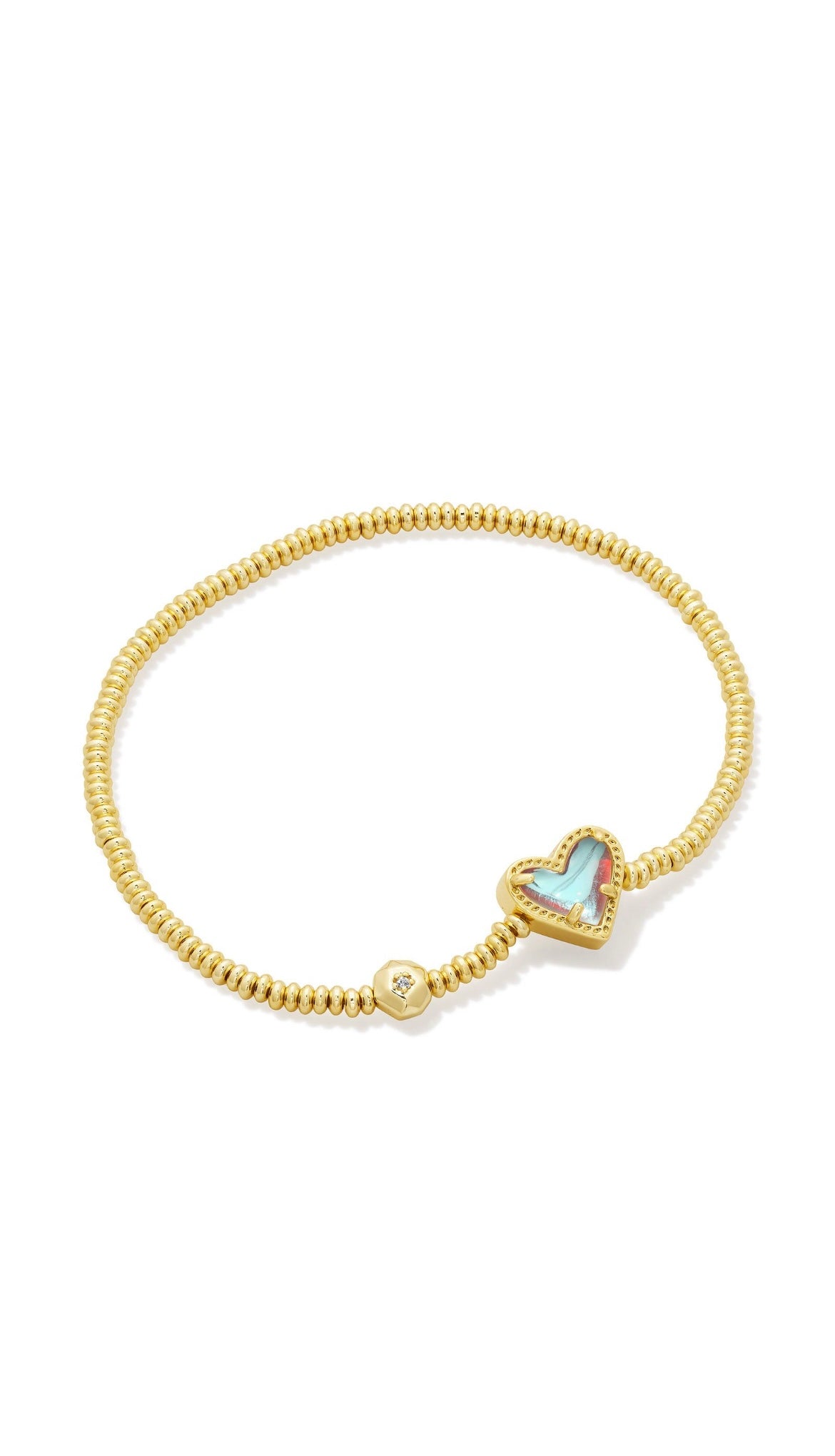 KENDRA SCOTT ARI HEART STRETCH BRACELET