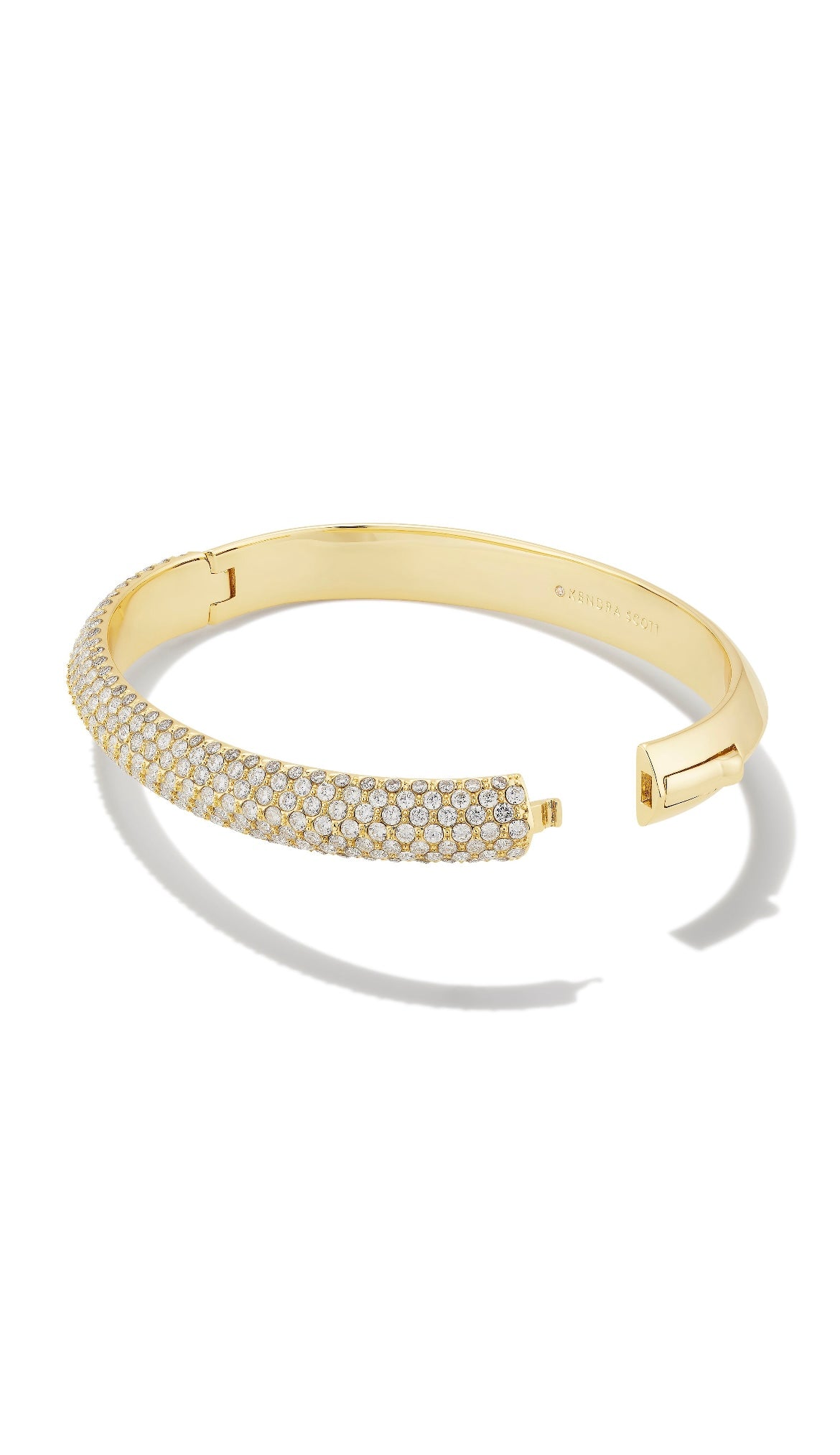 KENDRA SCOTT MIKKI PAVE BANGLE BRACELET