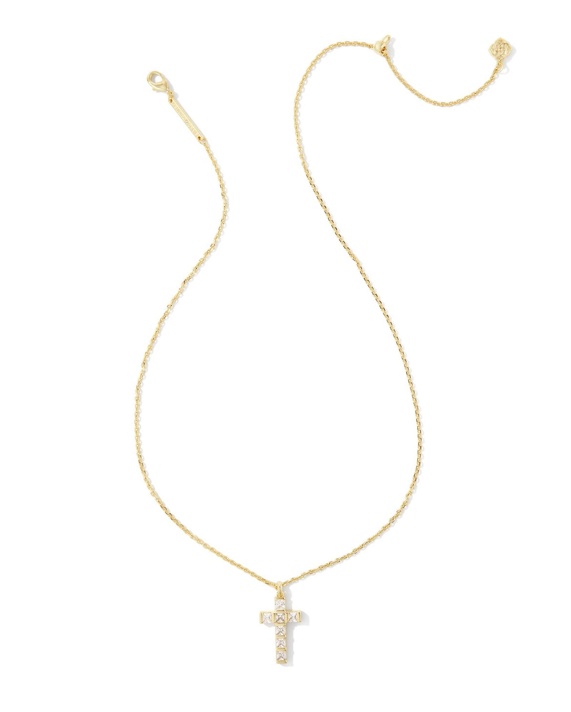 KENDRA SCOTT GRACIE CROSS PENDANT NECKLACE