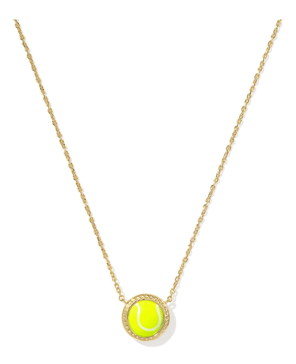 KENDRA SCOTT TENNIS SHORT PENDANT NECKLACE