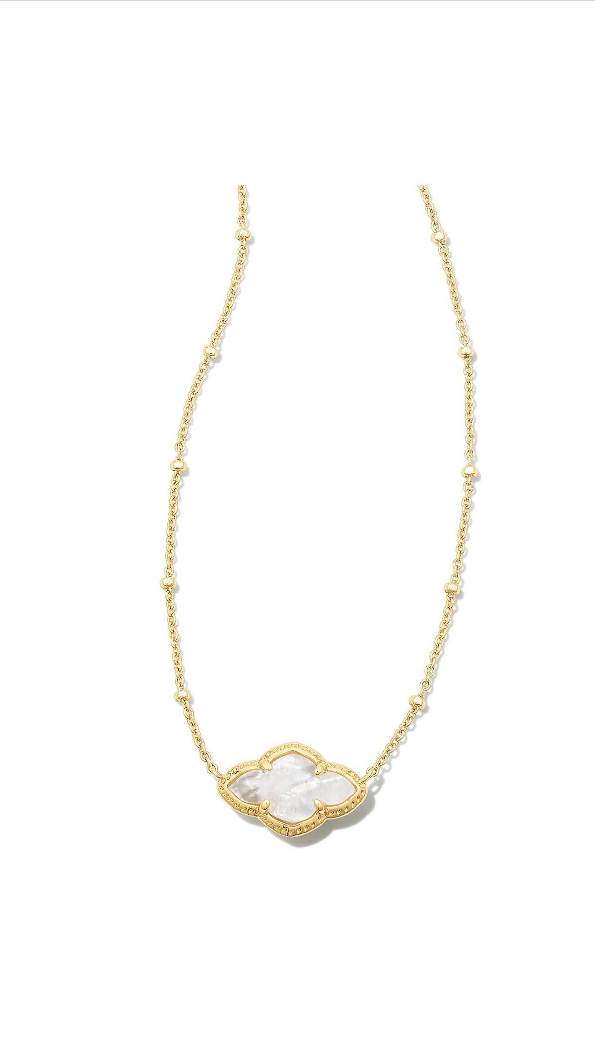 KENDRA SCOTT ABBIE CRYSTAL PENDANT NECKLACE