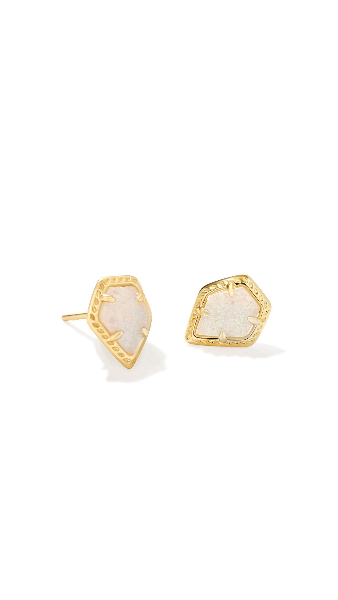 KENDRA SCOTT FRAMED TESSA STUD EARRINGS