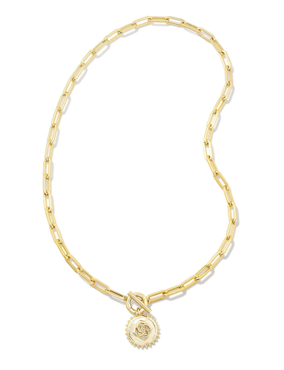 KENDRA SCOTT BRIELLE MEDALLION CHAIN NECKLACE