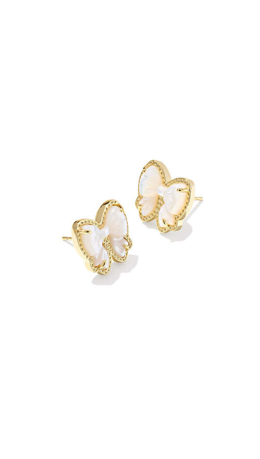 KENDRA SCOTT HALEY BOW STUD EARRINGS