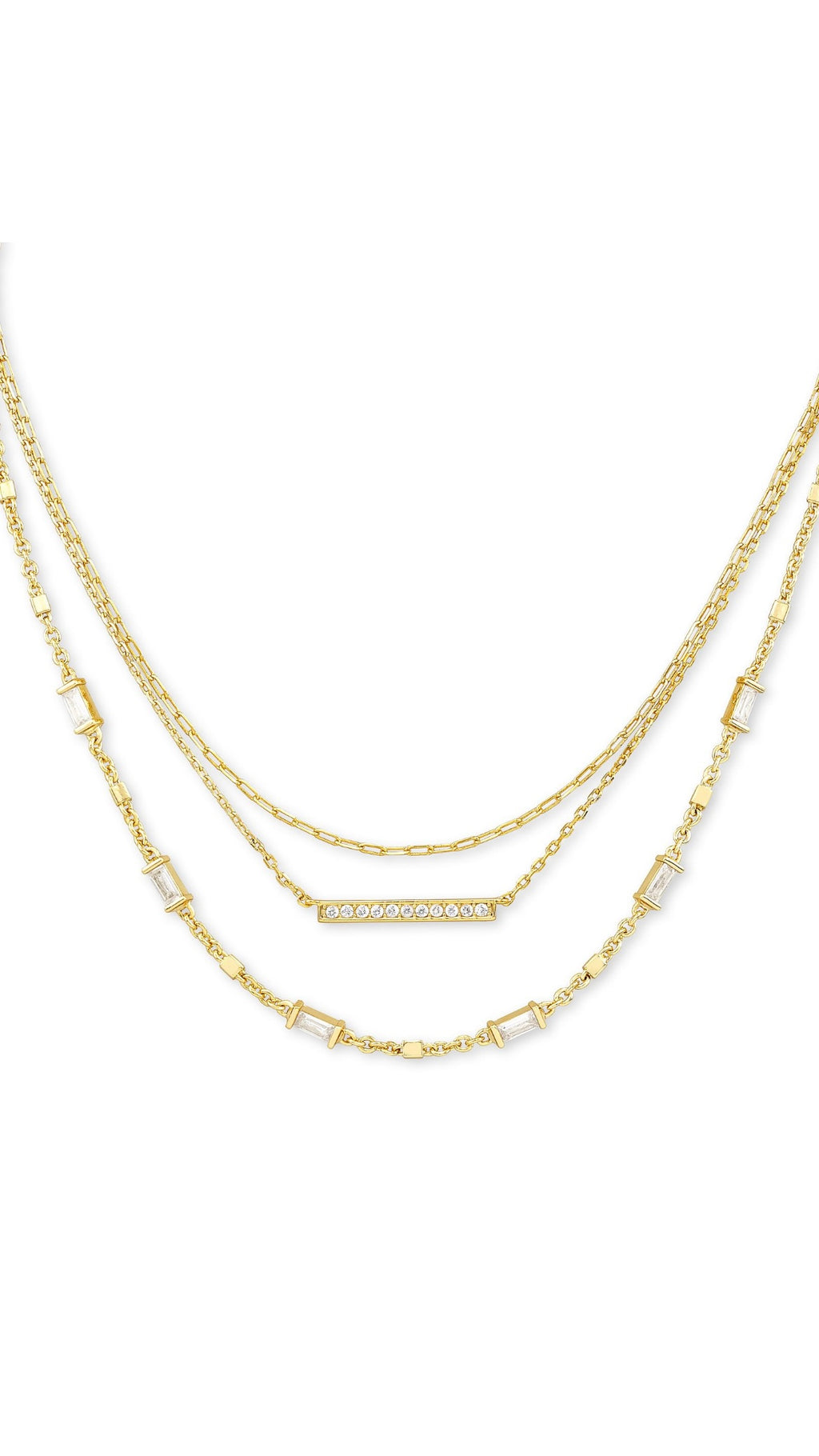 KENDRA SCOTT ADDISON MULTI STRAND NECKLACE