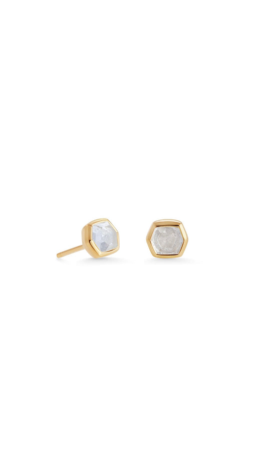 KENDRA SCOTT DAVIE EARRINGS 18K GOLD VERMEIL