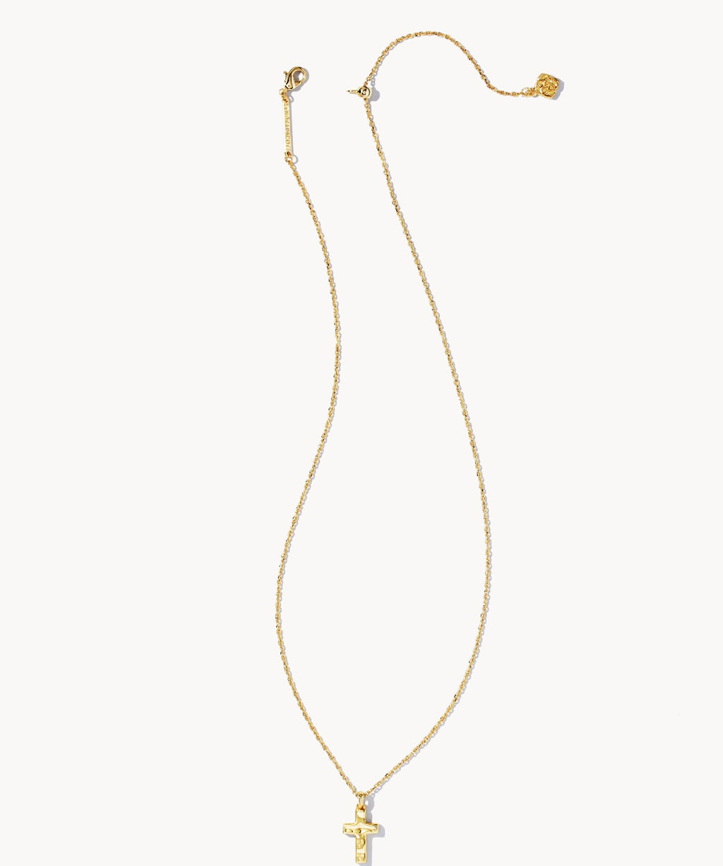 KENDRA SCOTT CROSS PENDANT NECKLACE
