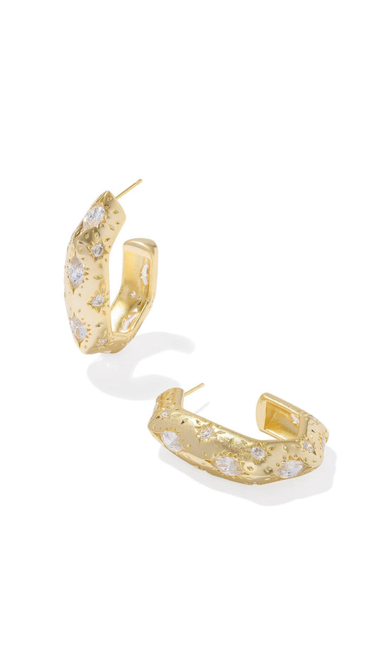 KENDRA SCOTT HOLLAND HOOP EARRINGS