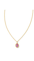 KENDRA SCOTT DAPHNE FRAMED SHORT PENDANT NECKLACE