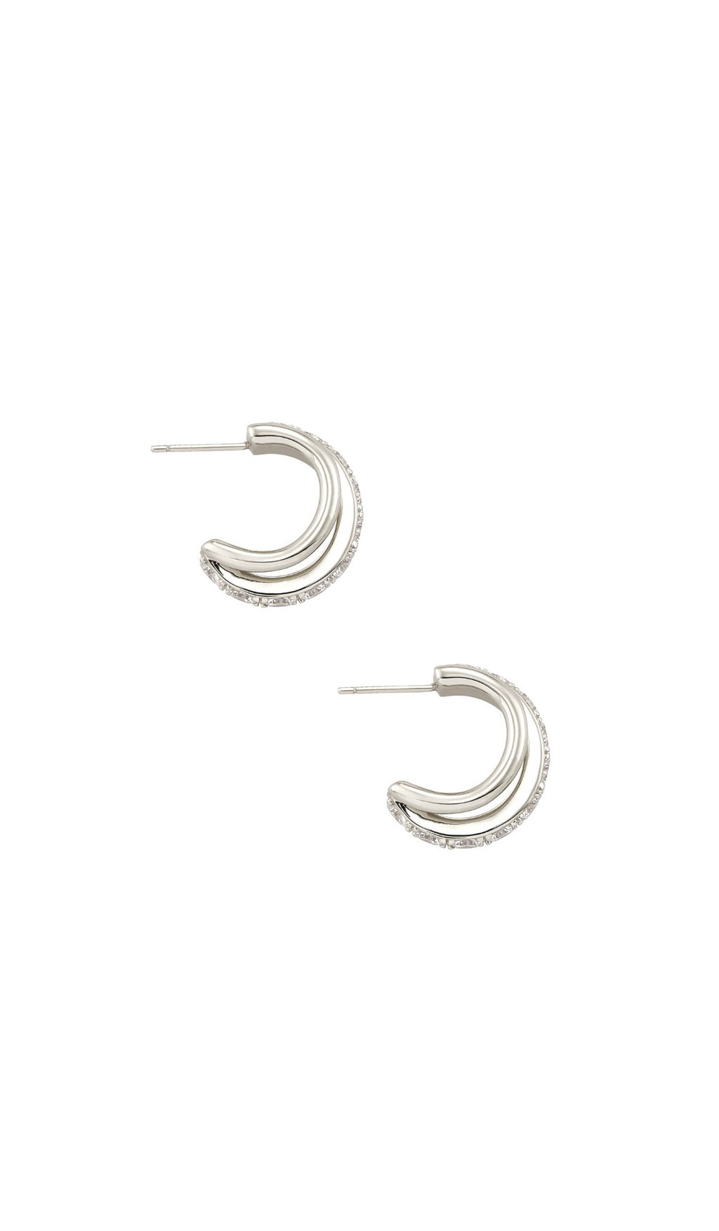 KENDRA SCOTT LIVY HUGGIE EARRINGS