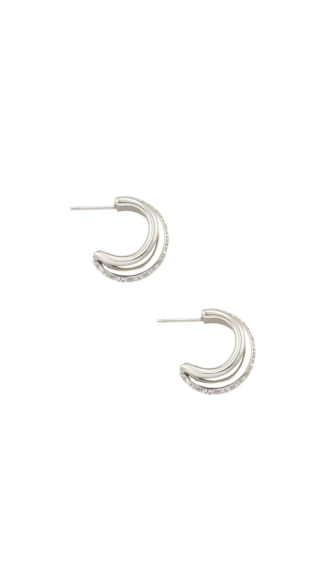 KENDRA SCOTT LIVY HUGGIE EARRINGS