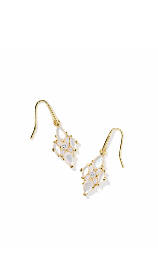 KENDRA SCOTT ABBIE CRYSTAL DROP EARRINGS