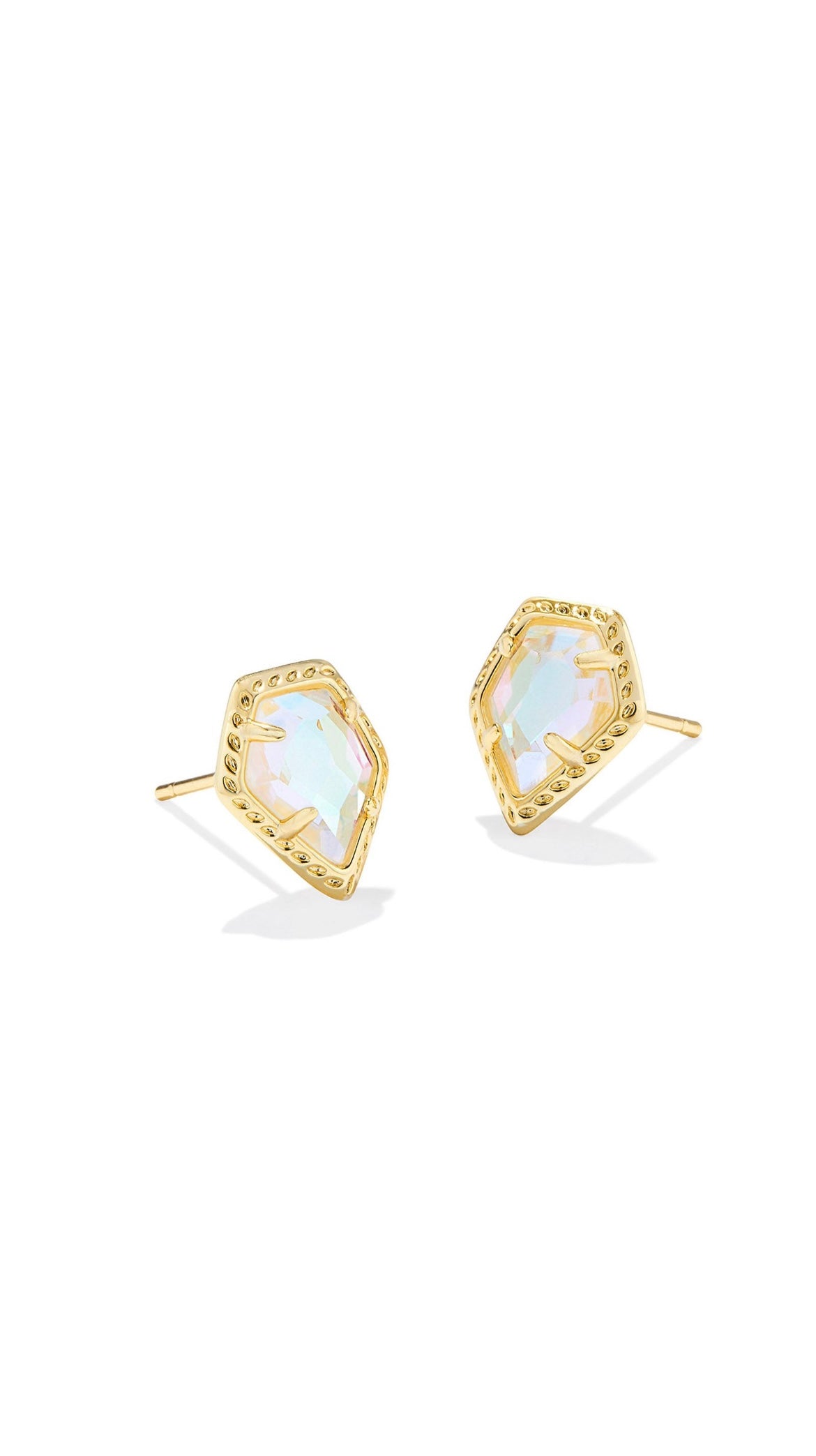 KENDRA SCOTT FRAMED TESSA STUD EARRINGS