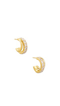 KENDRA SCOTT LIVY HUGGIE EARRINGS