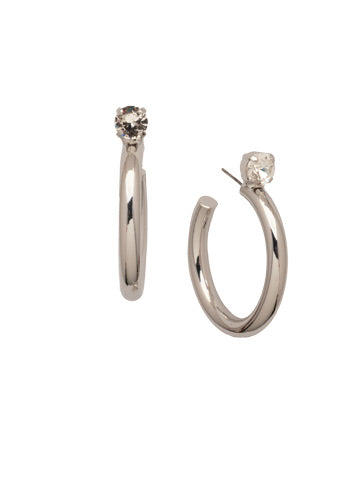 SORRELLI KEELEY STUDDED HOOP EARRINGS