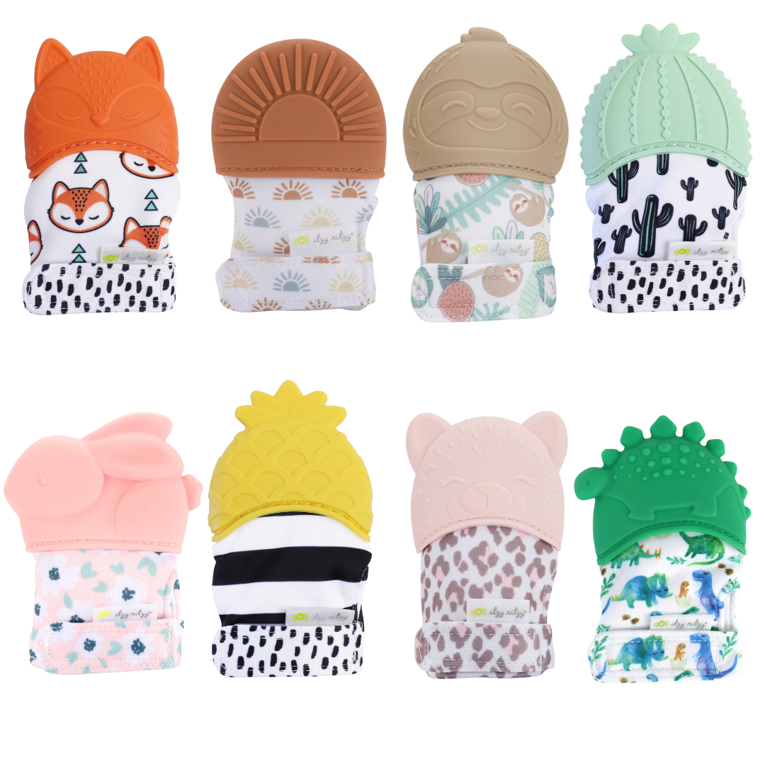 Itzy Mitt Silicone Teething Mitts