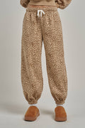 SAMANTHA LEOPARD SWEATPANTS